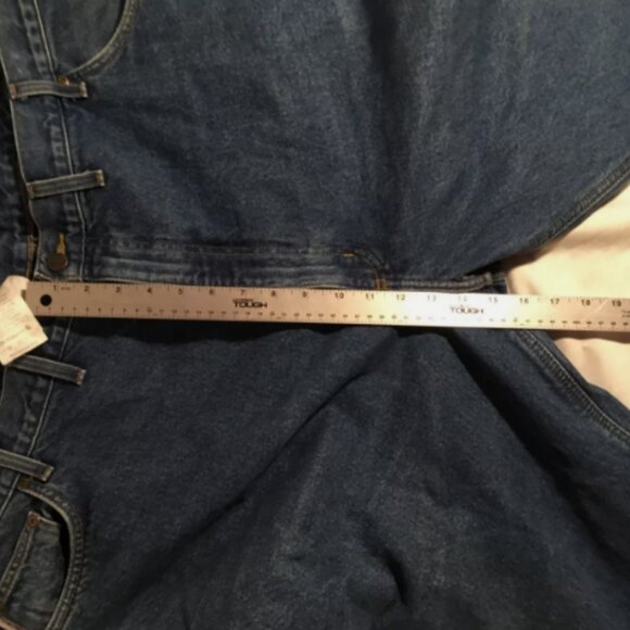 50x32 CARHARTT 8172 DST RELAXED FIT MED WASH BIG/TALL WORK DENIM JEANS IG 812 - Picture 5 of 12